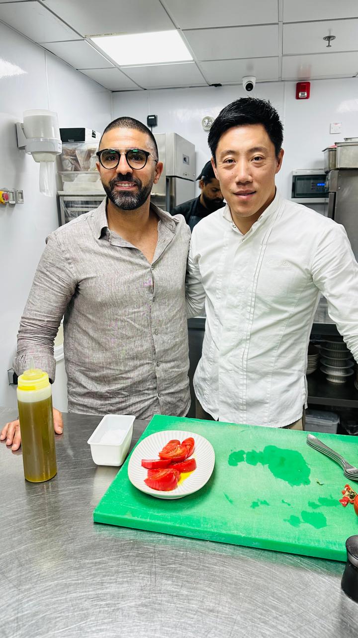 The Tomato Man kitchen moments with chefs in Dubai