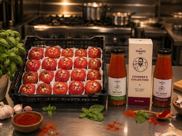 👨‍🍳 The Complete Chef Experience — Tomatoes + Both Sauces premium pink tomatoes