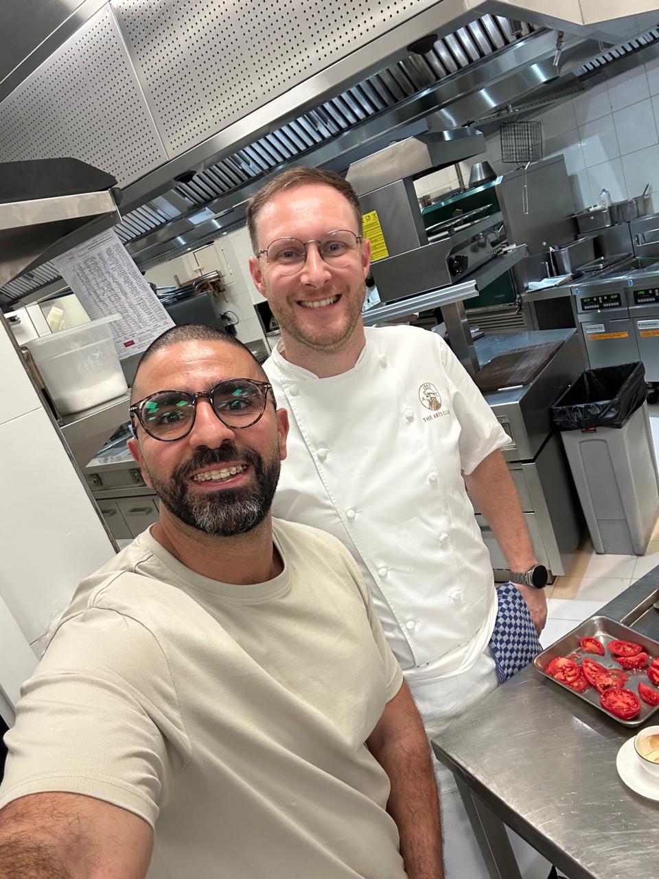 The Tomato Man kitchen moments with chefs in Dubai