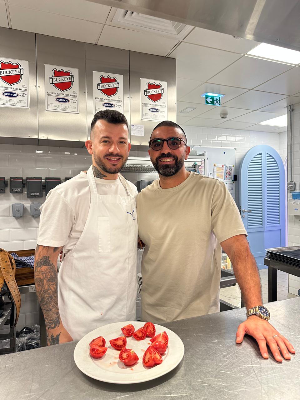 The Tomato Man kitchen moments with chefs in Dubai
